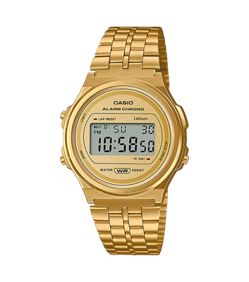 RELOJ CASIO A171WEG-9AEF UNISEX 38.8 × 37.7 × 9.2 MM